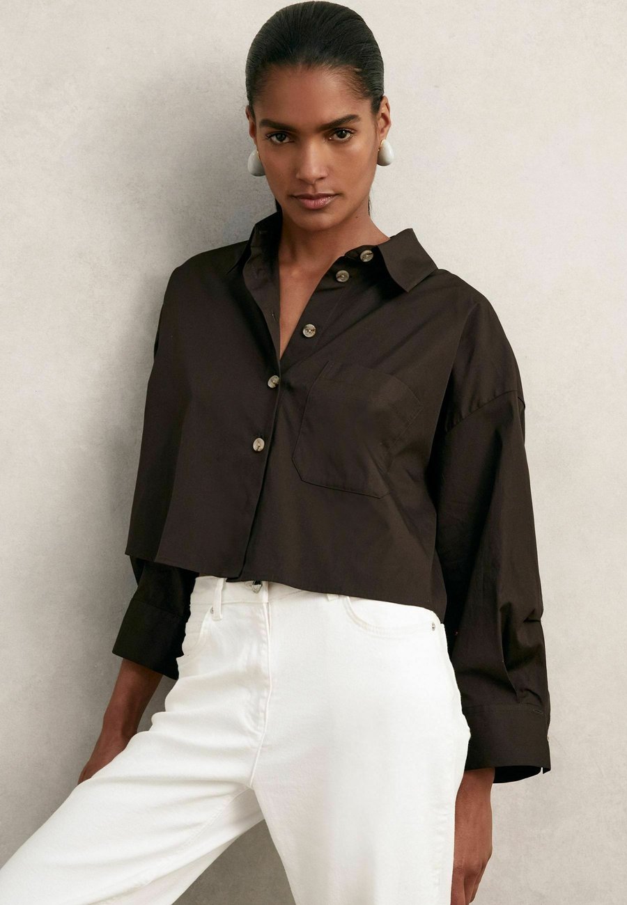 Блуза Reiss REGULAR FIT CROPPED , Chocolate Brown/Brown
Блуза Reiss REGULAR FIT CROPPED , Chocolate Brown/Brown