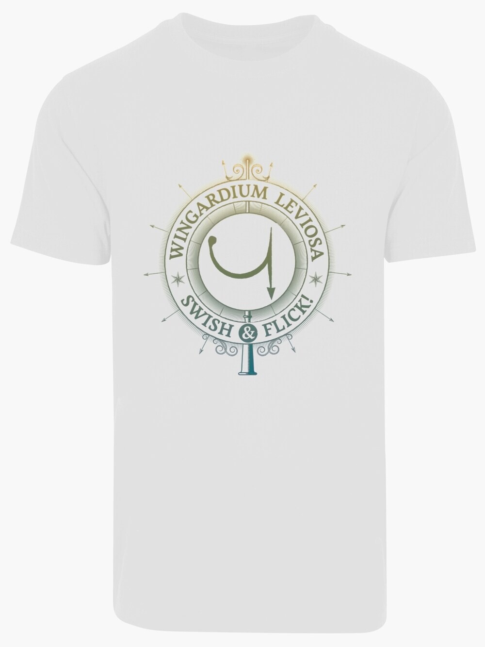 Футболка F4Nt4Stic Harry Potter Wingardium Leviosa, белый 
Футболка F4Nt4Stic Harry Potter Wingardium Leviosa, белый