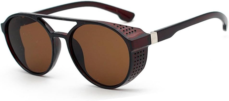 Ретро круглые полые солнцезащитные очки в стиле стимпанк для мужчин, классические очки с двумя дужками, солнцезащитные очки с защитой от УФ-излучения TKKTLLT, Brown-brown
Ретро круглые полые солнцезащитные очки в стиле стимпанк для мужчин, классические очки с двумя дужками, солнцезащитные очки с защитой от УФ-излучения TKKTLLT, Brown-brown