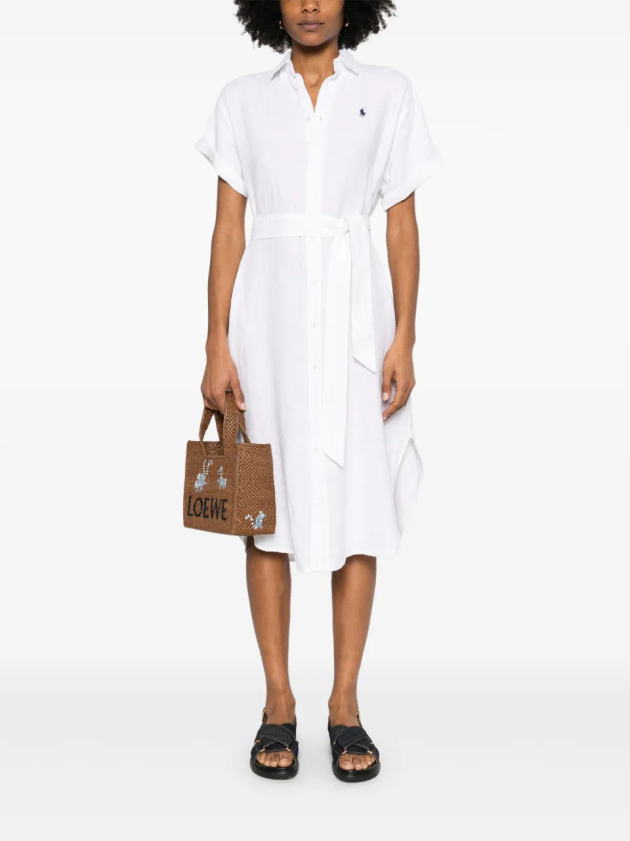 Polo Ralph Lauren платье миди Oxford с поясом, белый
Polo Ralph Lauren платье миди Oxford с поясом, белый