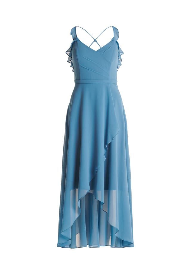 Вечернее платье с воланом Vera Mont, голубой
Вечернее платье с воланом Vera Mont, голубой