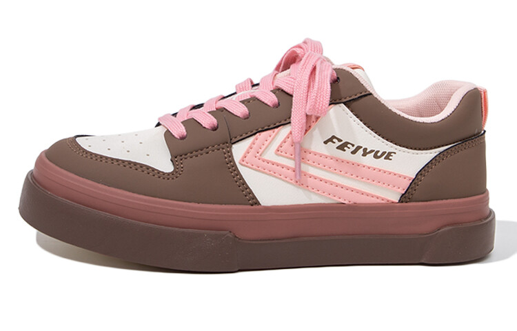 Кеды, скейтборд обувь женская низкая рис / коричневый / светло-розовый Feiyue
Кеды, скейтборд обувь женская низкая рис / коричневый / светло-розовый Feiyue