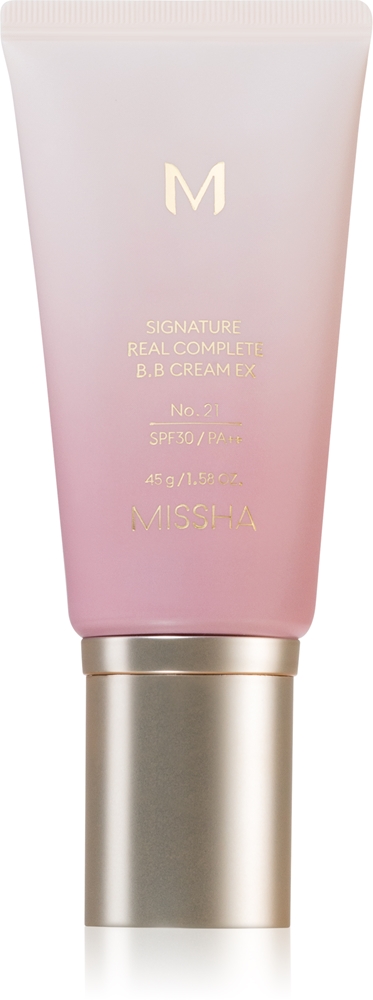 Signature Real Complete Ex Skin Perfecting BB Cream для ровного тона кожи SPF 30 Missha, atspalvis no.21 45 гр
Signature Real Complete Ex Skin Perfecting BB Cream для ровного тона кожи SPF 30 Missha, atspalvis no.21 45 гр