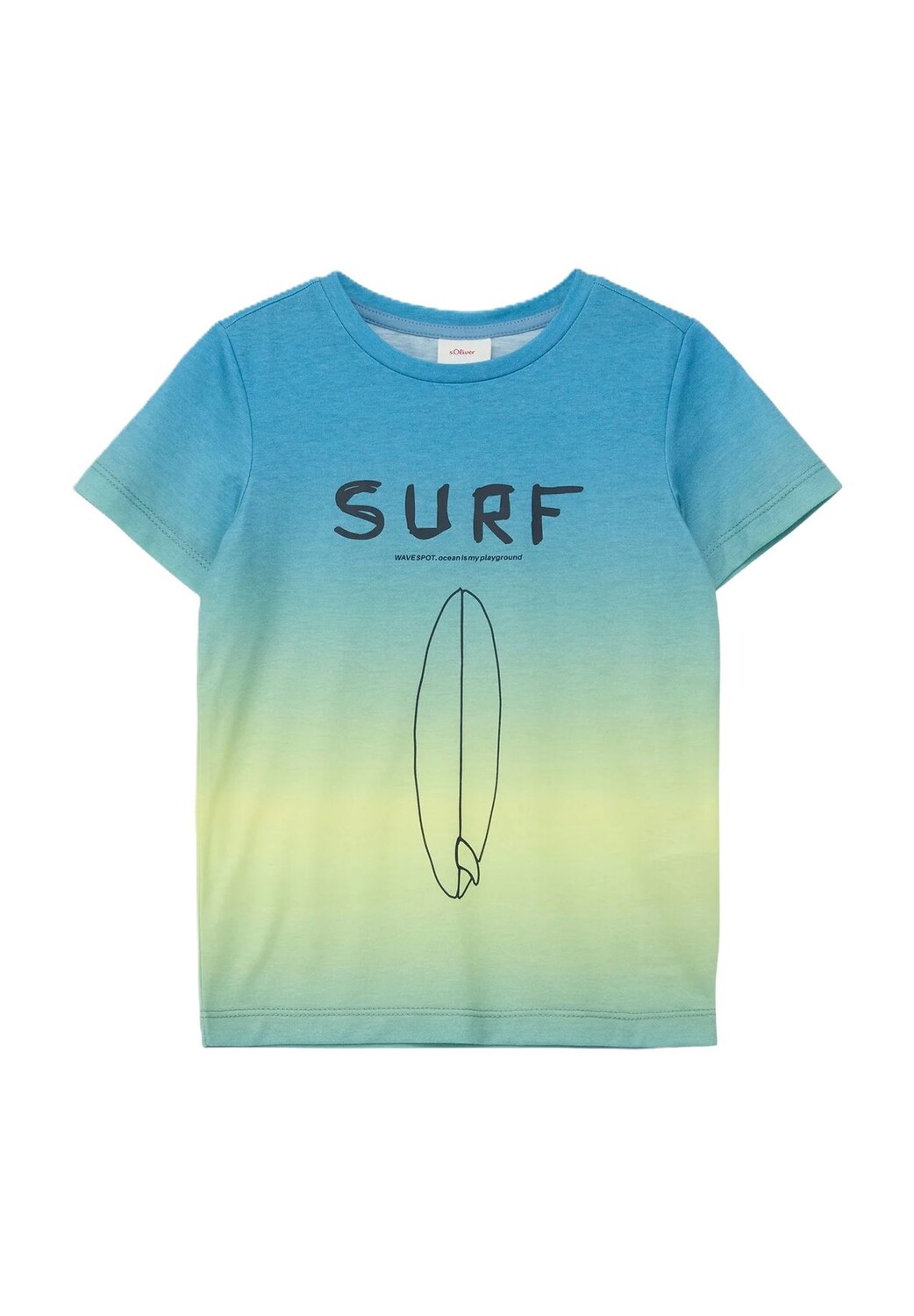 Футболка, круглый вырез, детская S.Oliver, цвет 65d0 Blue Green 
Футболка, круглый вырез, детская S.Oliver, цвет 65d0 Blue Green