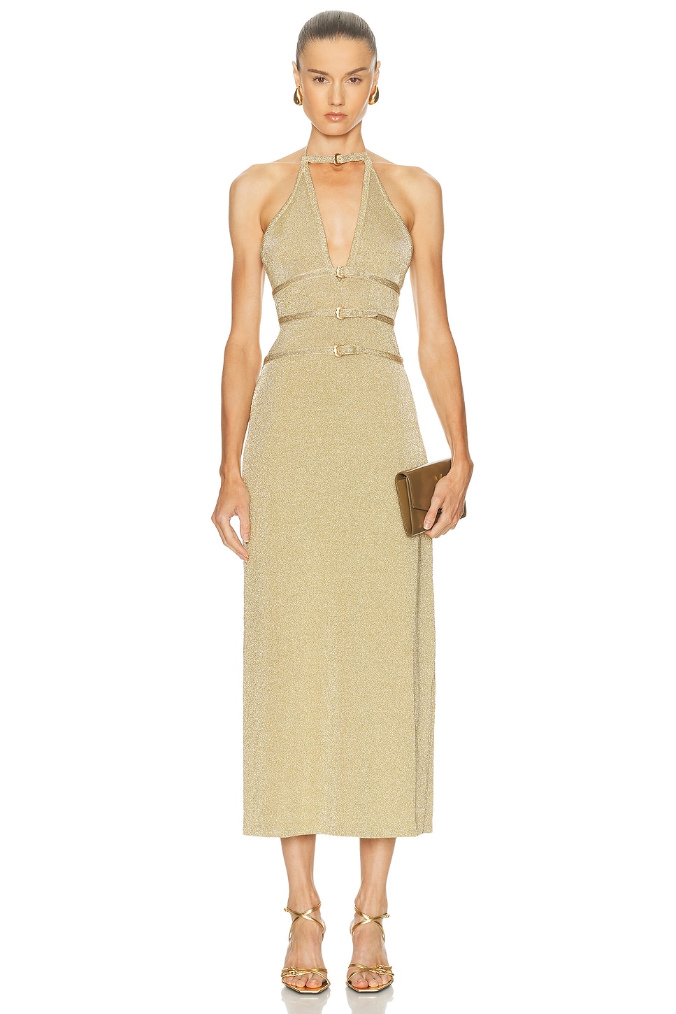 Платье Evaleigh вязаное Cult Gaia, Gold
Платье Evaleigh вязаное Cult Gaia, Gold