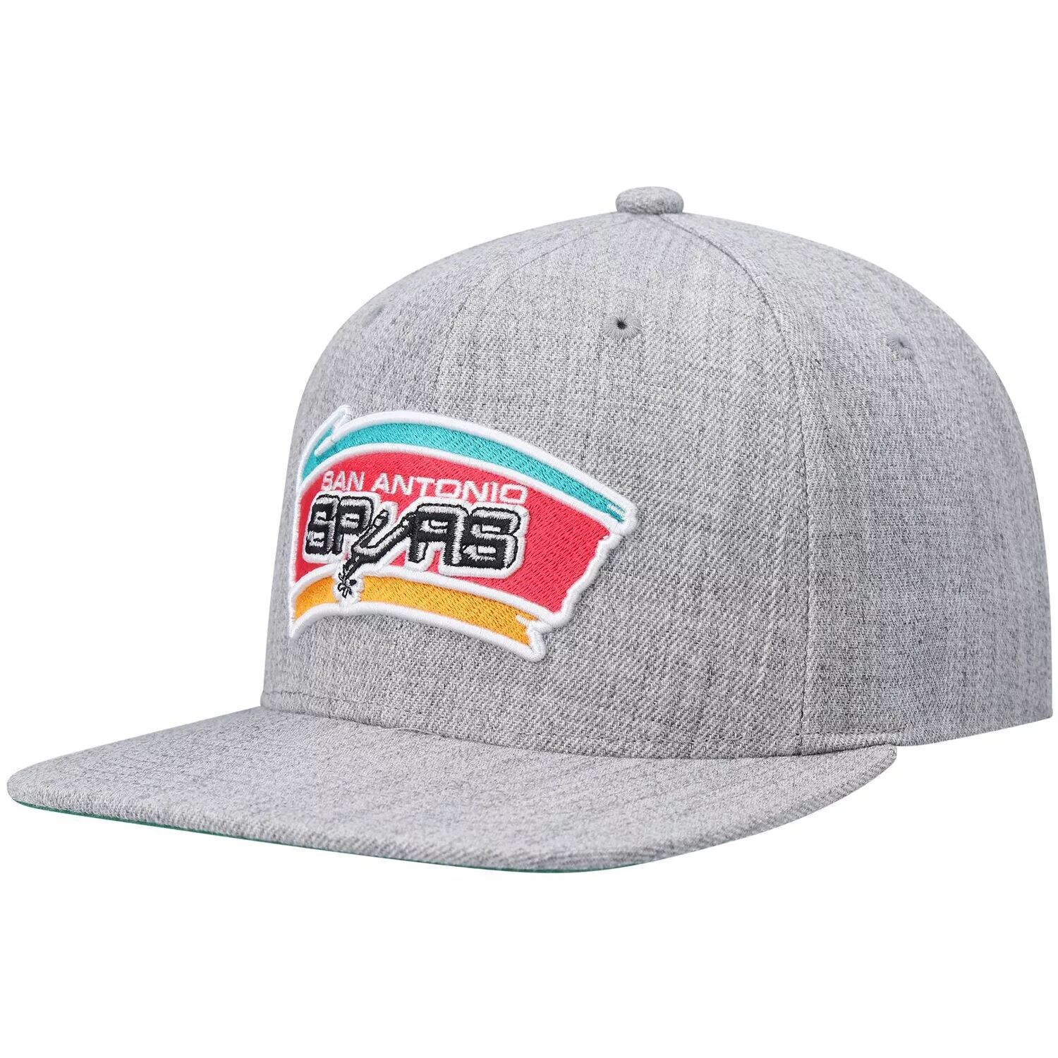 Мужская кепка Mitchell & Ness Heathered Grey San Antonio Spurs Hardwood Classics Team 2.0 Snapback
Мужская кепка Mitchell & Ness Heathered Grey San Antonio Spurs Hardwood Classics Team 2.0 Snapback