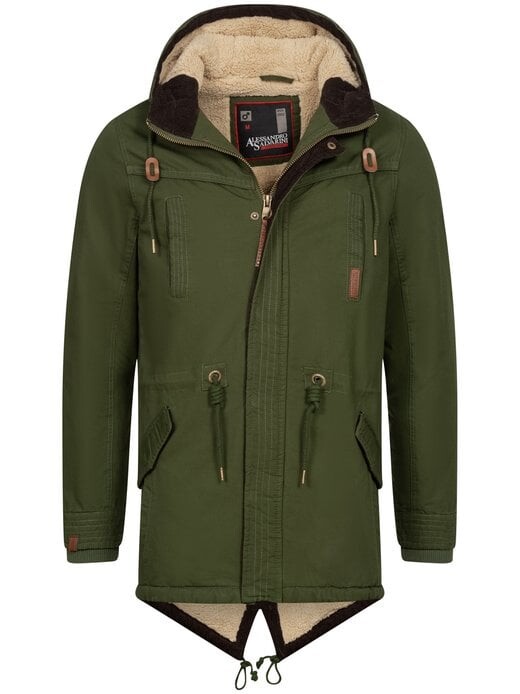 Зимняя куртка асменара Alessandro Salvarini, зеленый
Зимняя куртка асменара Alessandro Salvarini, зеленый