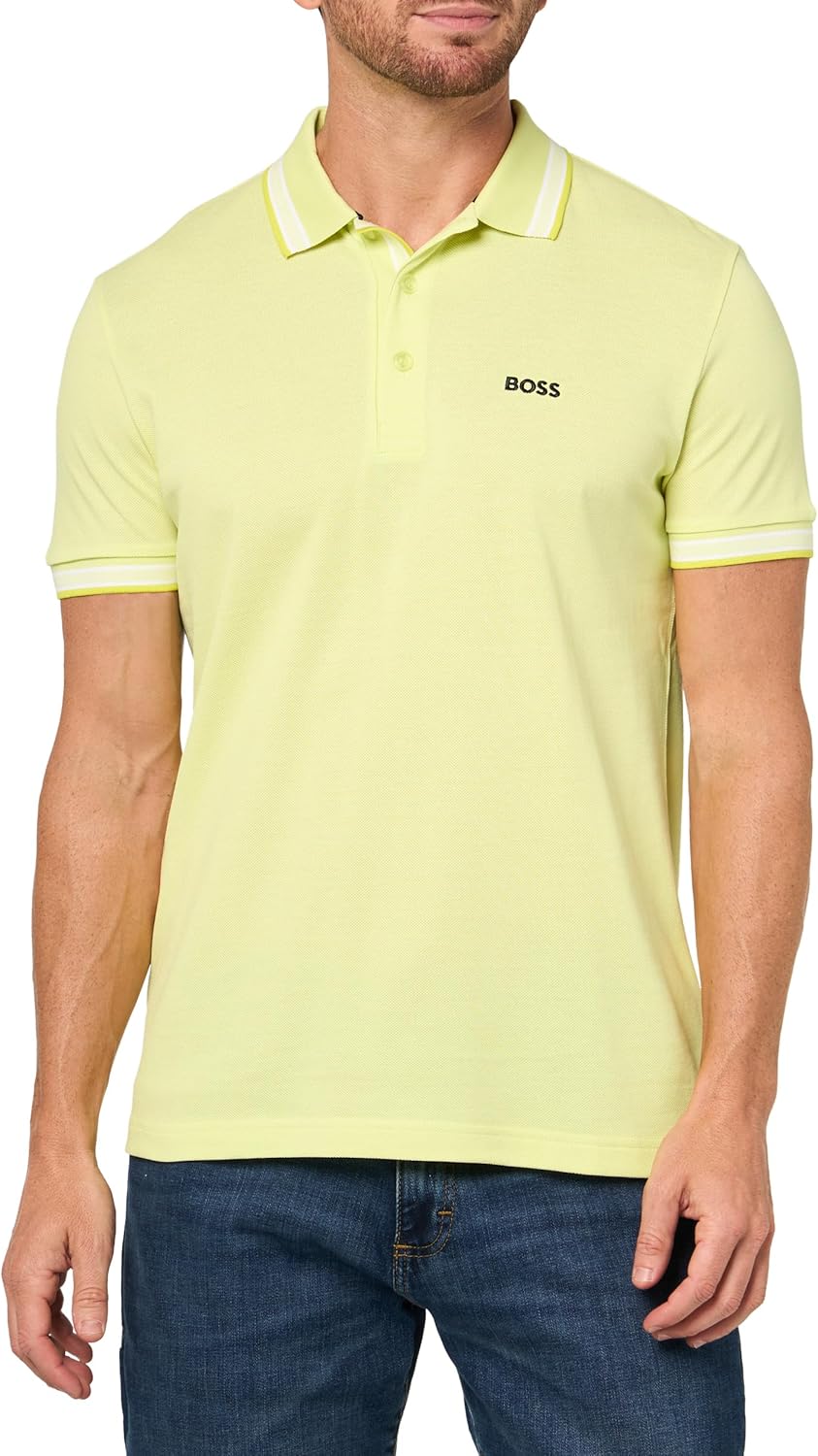 BOSS Мужская поло с коротким рукавом Paddy, Sunny Line
BOSS Мужская поло с коротким рукавом Paddy, Sunny Line