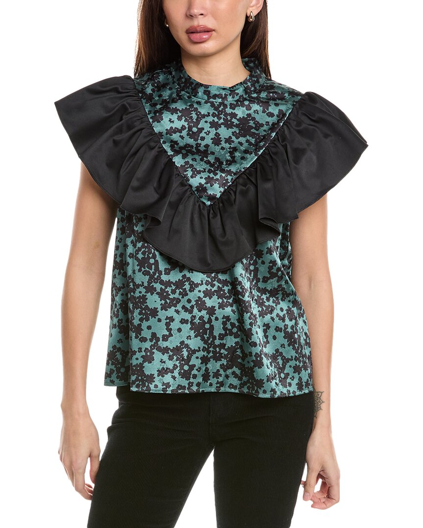 Блузка женская Crosby by Mollie Burch, зеленый 
Блузка женская Crosby by Mollie Burch, зеленый