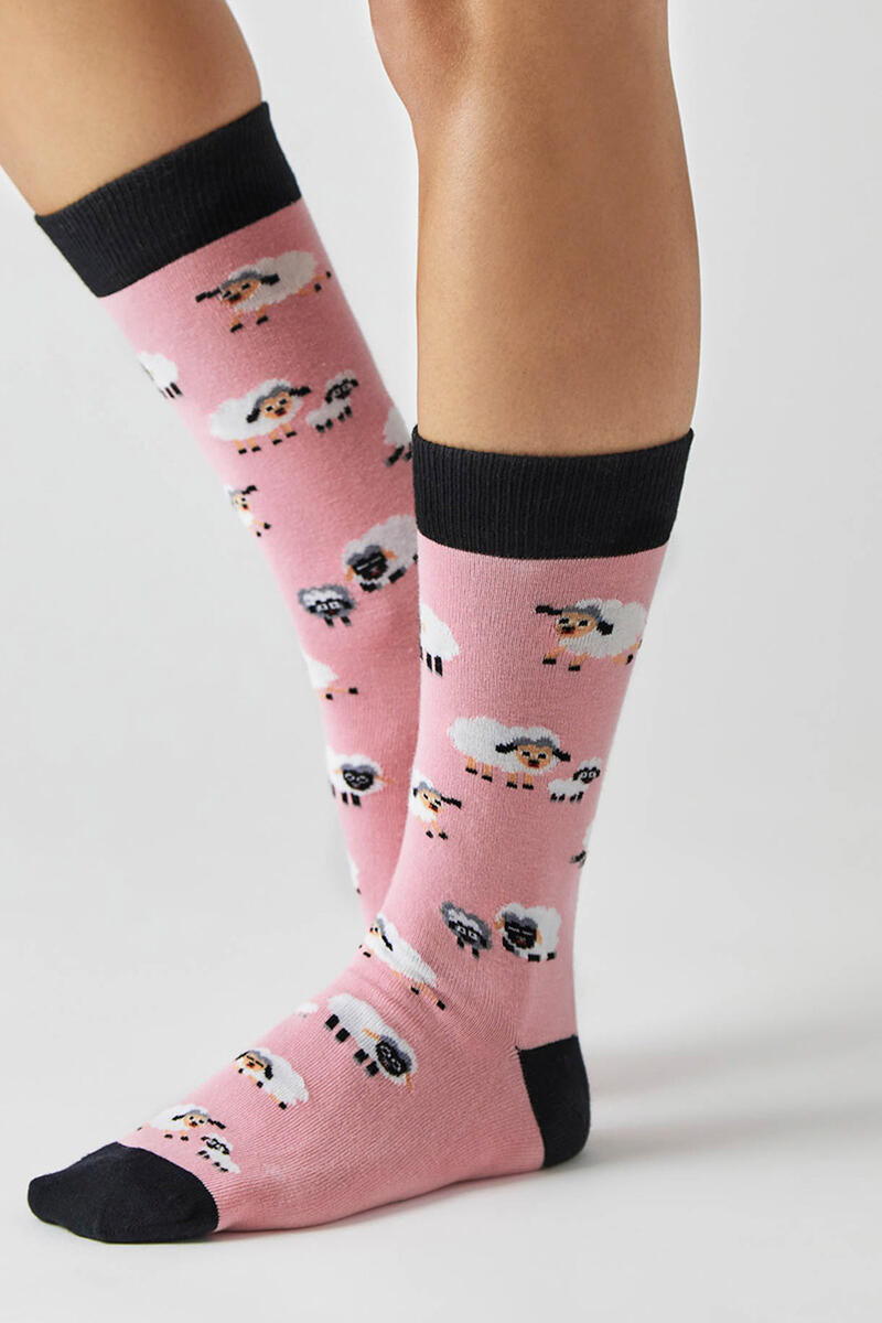 Розовые высокие носки из органического хлопка Besocks, розовый
Розовые высокие носки из органического хлопка Besocks, розовый