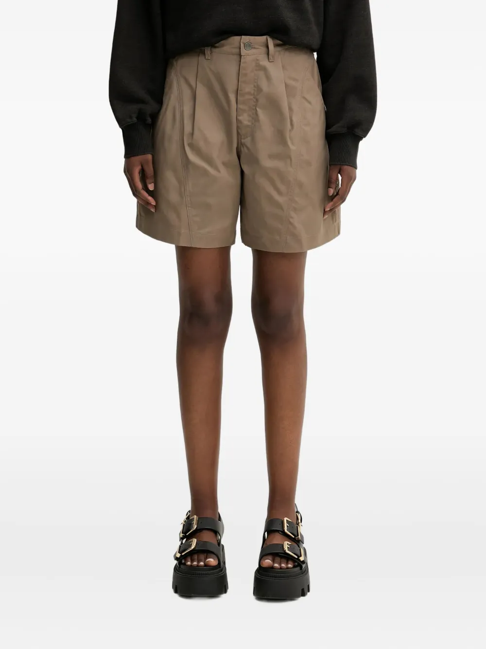 Плиссированные шорты строгого кроя Fjällräven, нейтральный
Плиссированные шорты строгого кроя Fjällräven, нейтральный