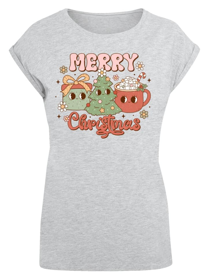 Футболка F4NT4STIC T-Shirt Merry Weihnachten Cozy And Cute, пятнистый серый
Футболка F4NT4STIC T-Shirt Merry Weihnachten Cozy And Cute, пятнистый серый