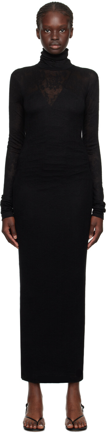 Черное платье-макси шале BITE, Черный, Черное платье-макси шале BITE
Черное платье-макси шале BITE, Черный, Черное платье-макси шале BITE