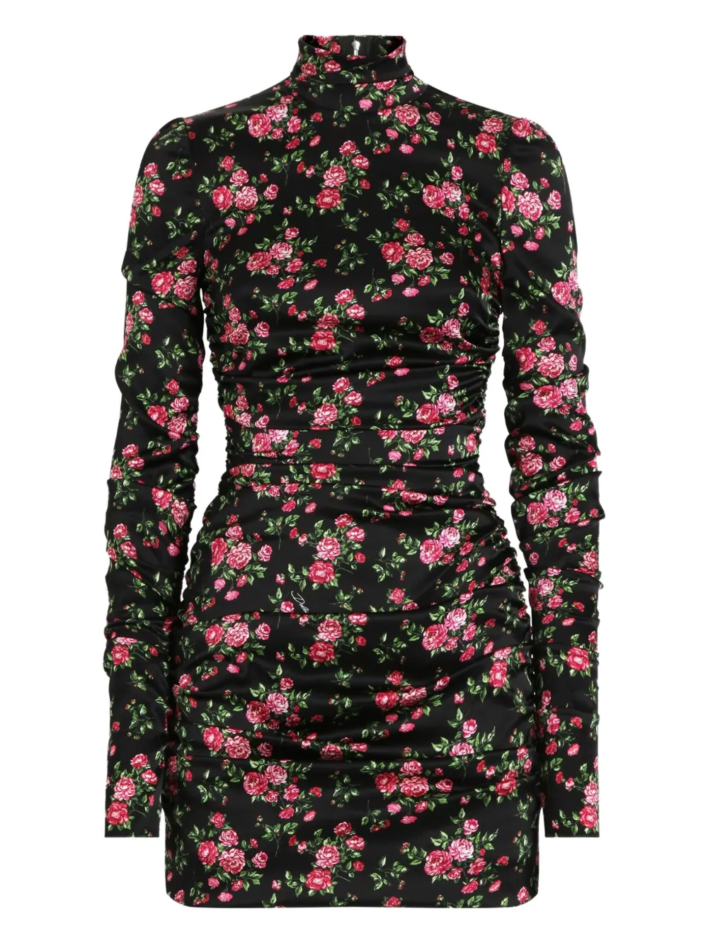 Платье мини со сборками и цветочным принтом DOLCE & GABBANA, черный
Платье мини со сборками и цветочным принтом DOLCE & GABBANA, черный