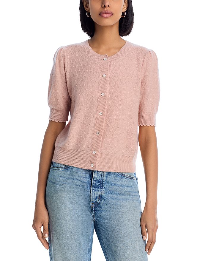 Кашемировый кардиган с ажурной отделкой FRAME, розовый
Кашемировый кардиган с ажурной отделкой FRAME, розовый