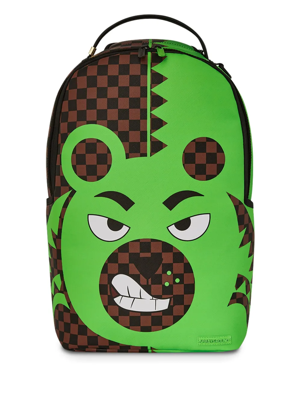 Рюкзак Green Bear Face sprayground kid, коричневый 
Рюкзак Green Bear Face sprayground kid, коричневый