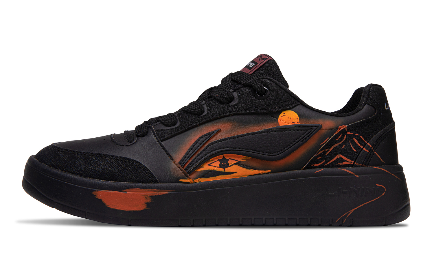 LiNing Yuanbao V3 Покрытие противоскользящие и износостойкие низкие скейтборд кроссовки мужские черно-оранжевые - черно-оранжевая змеиная подарочная коробка
LiNing Yuanbao V3 Покрытие противоскользящие и износостойкие низкие скейтборд кроссовки мужские черно-оранжевые - черно-оранжевая змеиная подарочная коробка