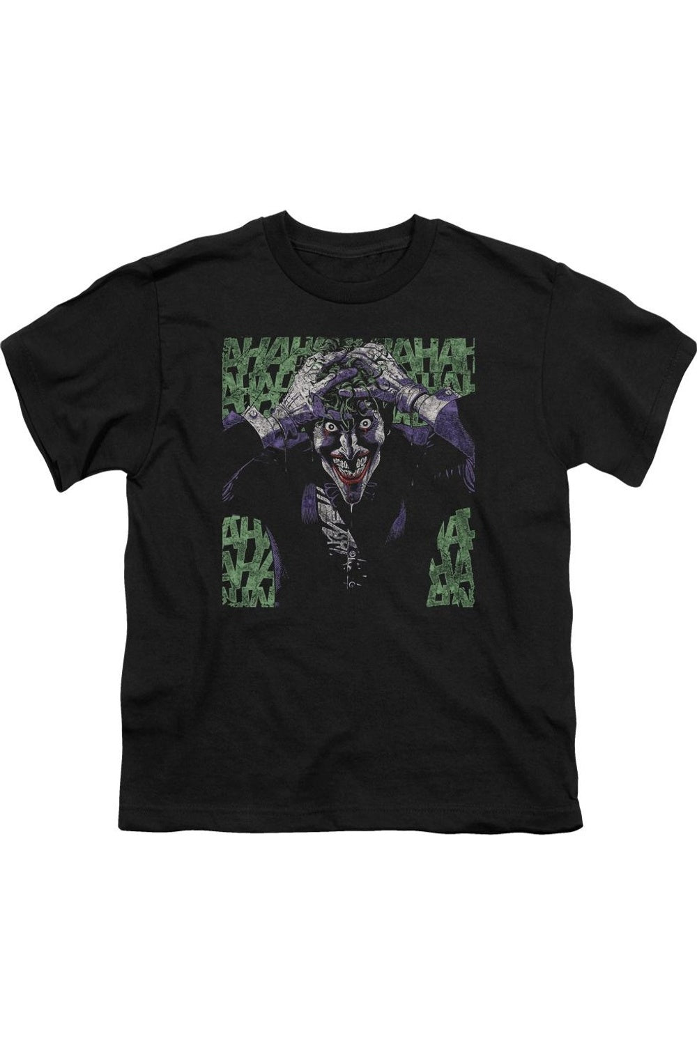 Футболка с коротким рукавом Batman Insanity для детей Gildan, черный 
Футболка с коротким рукавом Batman Insanity для детей Gildan, черный