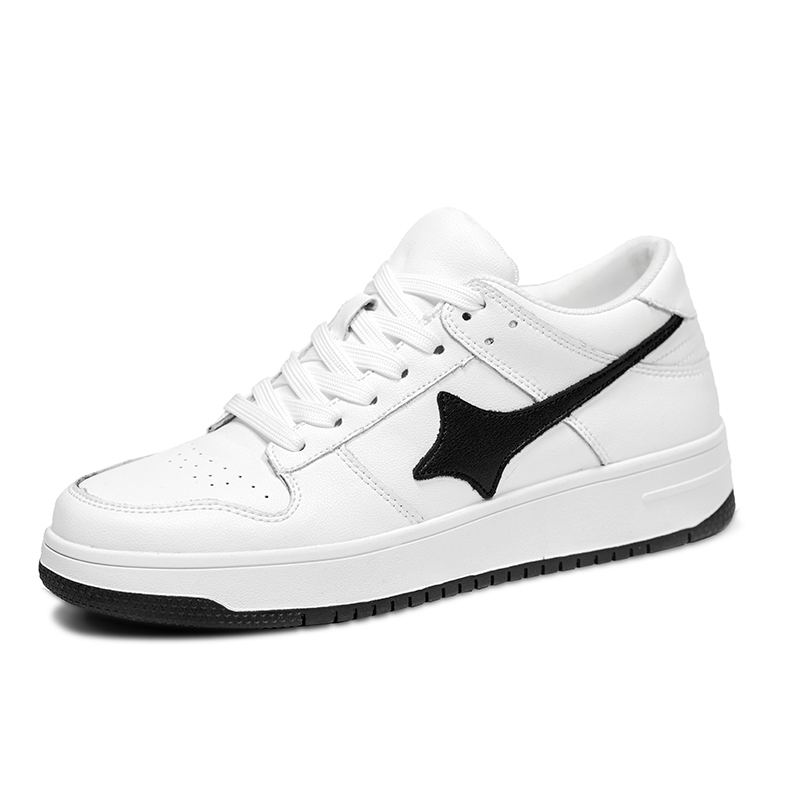 Bull Thunder Дышащие низкие повседневные туфли, увеличивающие рост, мужские, белые звезды 
Bull Thunder Дышащие низкие повседневные туфли, увеличивающие рост, мужские, белые звезды