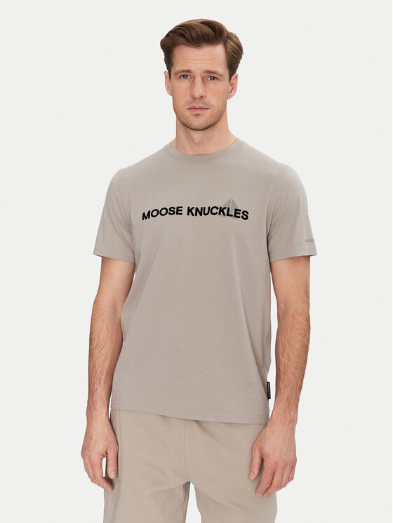 Футболка обычного кроя Conway M15MT760 Moose Knuckles, серый 
Футболка обычного кроя Conway M15MT760 Moose Knuckles, серый