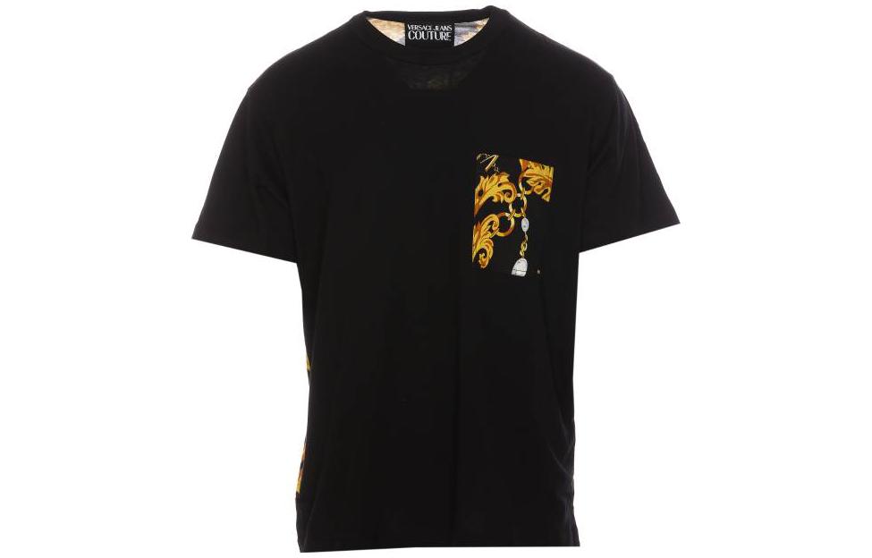 Футболка с рисунком в стиле барокко VERSACE JEANS COUTURE, черный
Футболка с рисунком в стиле барокко VERSACE JEANS COUTURE, черный