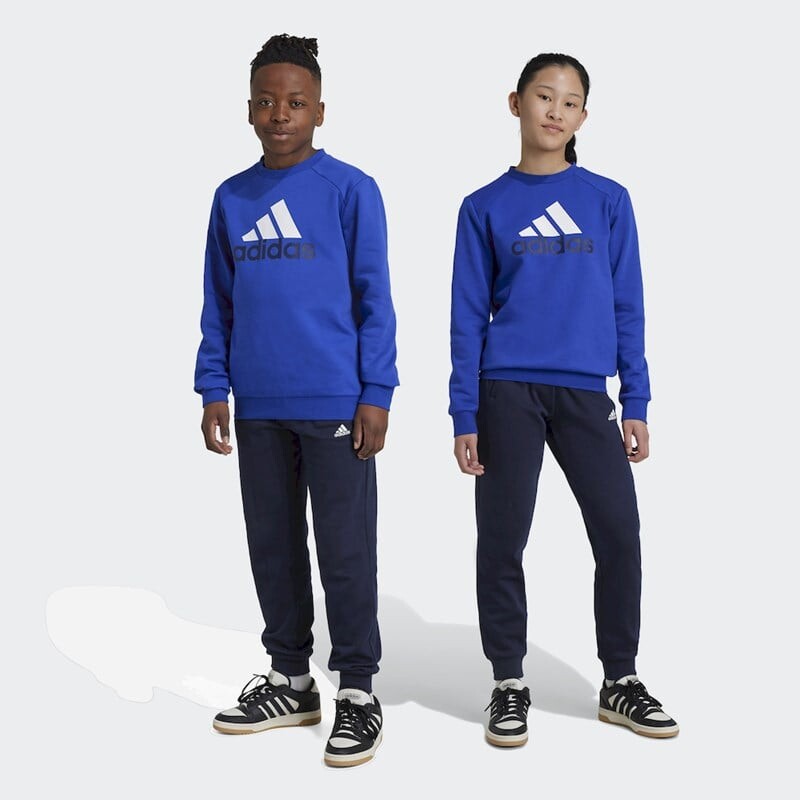Детский спортивный костюм первой необходимости из флиса с большим логотипом Adidas, синий
Детский спортивный костюм первой необходимости из флиса с большим логотипом Adidas, синий