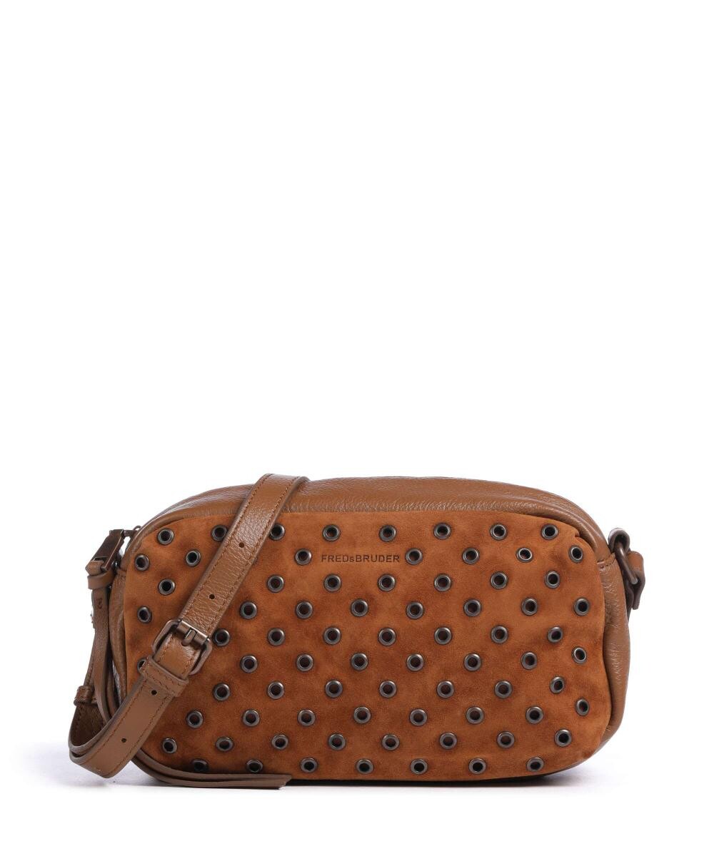 Hey you rock сумка через плечо из зерненой кожи, матовой кожи Fredsbruder, коричневый 
Hey you rock сумка через плечо из зерненой кожи, матовой кожи Fredsbruder, коричневый