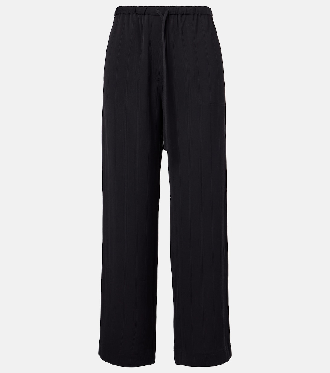 Широкие брюки с рубчиком Toteme, черный
Широкие брюки с рубчиком Toteme, черный