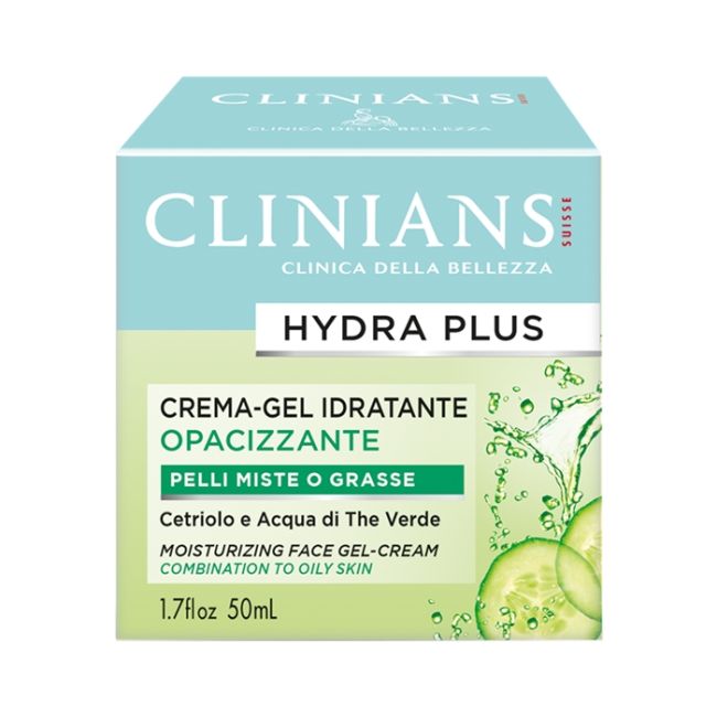 Hydra - plus увлажняющий матирующий увлажняющий гель или крем для лица Clinians, 50 мл
Hydra - plus увлажняющий матирующий увлажняющий гель или крем для лица Clinians, 50 мл