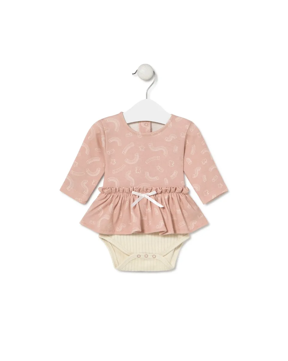 Боди для малыша с юбкой из хлопка с мишками и радужными звездочками Tous, розовый
Боди для малыша с юбкой из хлопка с мишками и радужными звездочками Tous, розовый