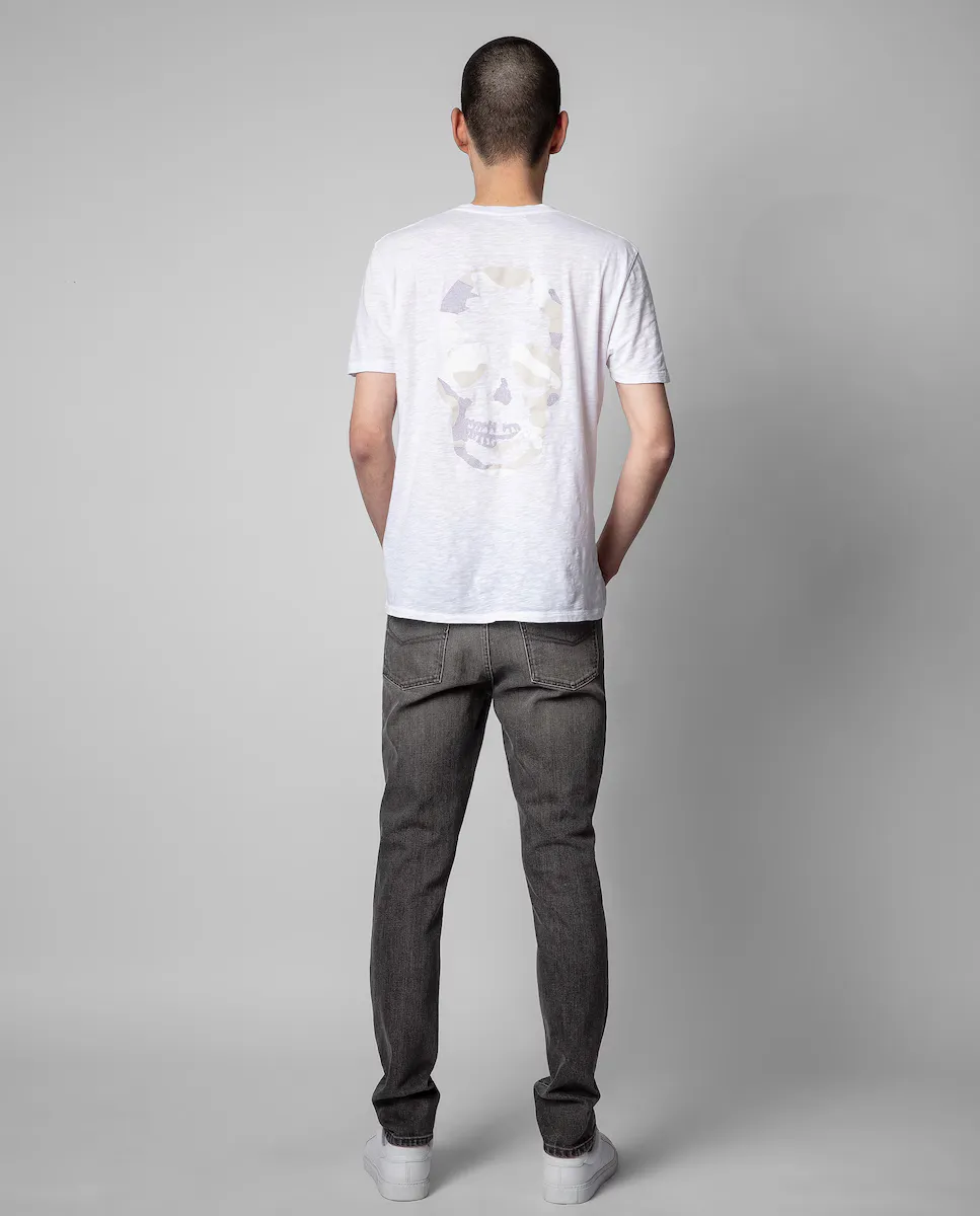 Мужская хлопковая футболка Stockholm с короткими рукавами Zadig & Voltaire, белый
Мужская хлопковая футболка Stockholm с короткими рукавами Zadig & Voltaire, белый