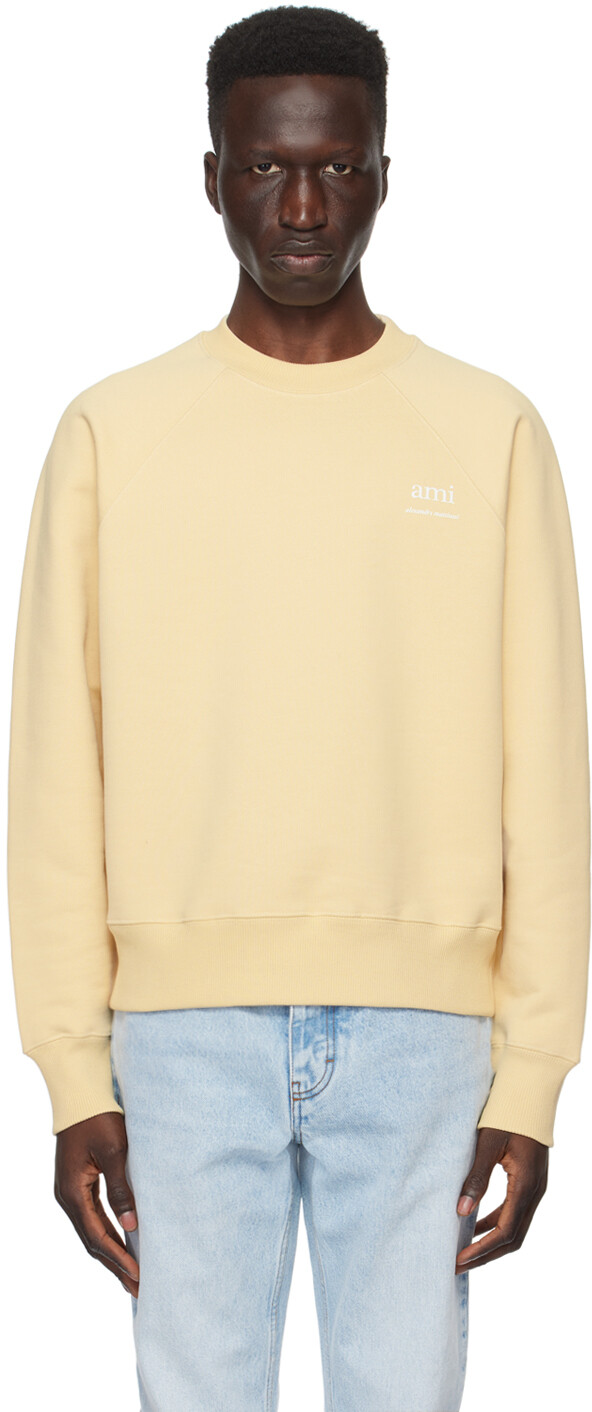 Желтый свитшот с принтом Ami Paris
Желтый свитшот с принтом Ami Paris