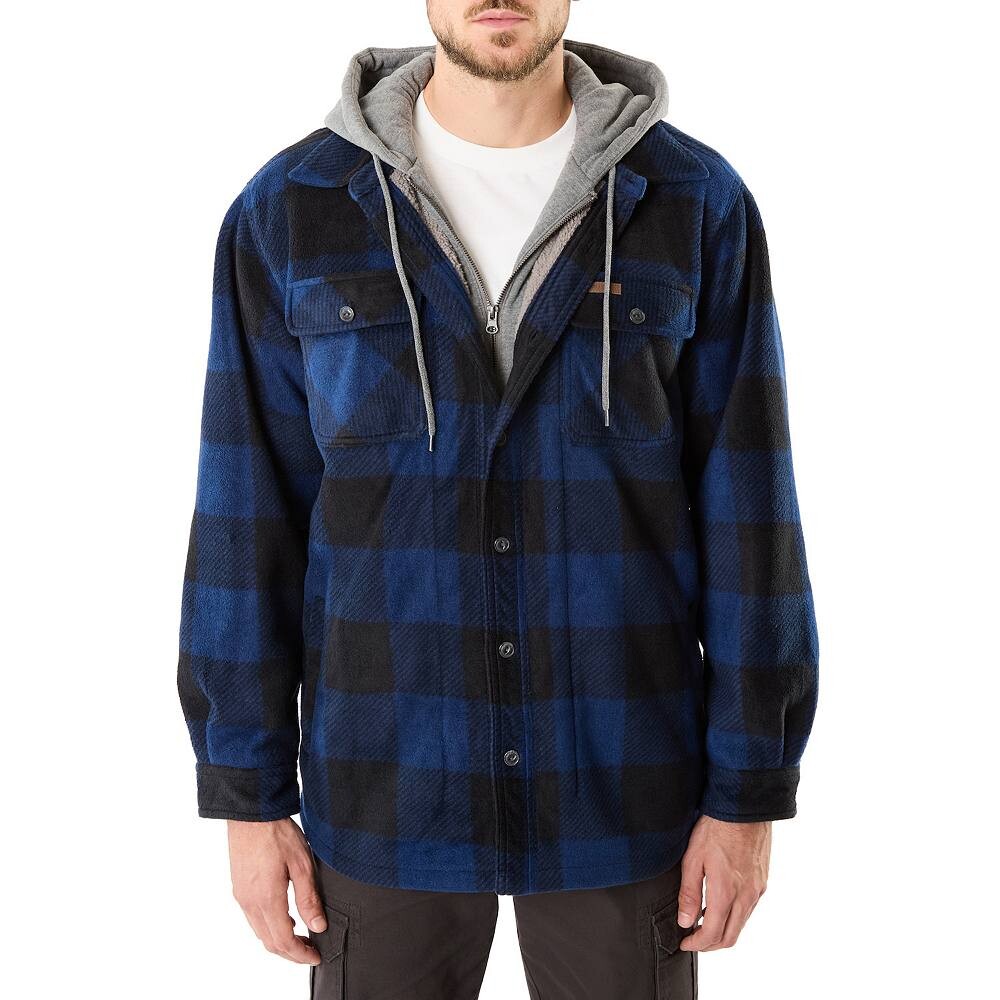 Куртка-рубашка из микрофлиса на подкладке из шерпы Big & Tall Smith's Workwear, цвет Blue Black
Куртка-рубашка из микрофлиса на подкладке из шерпы Big & Tall Smith's Workwear, цвет Blue Black