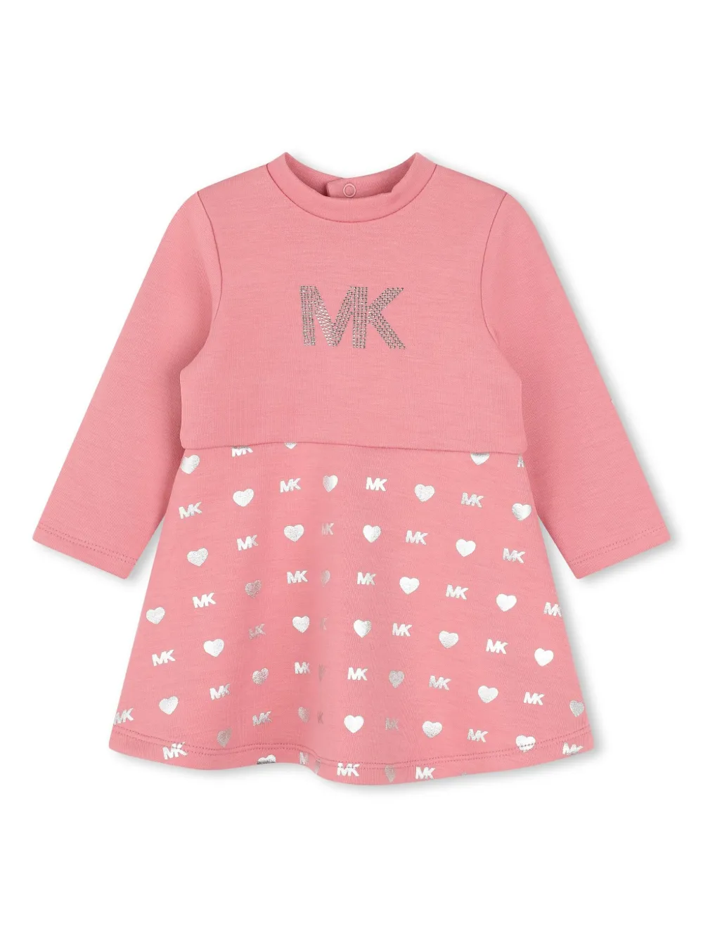 Платье с заклепками и логотипом Michael Kors Kids, розовый
Платье с заклепками и логотипом Michael Kors Kids, розовый