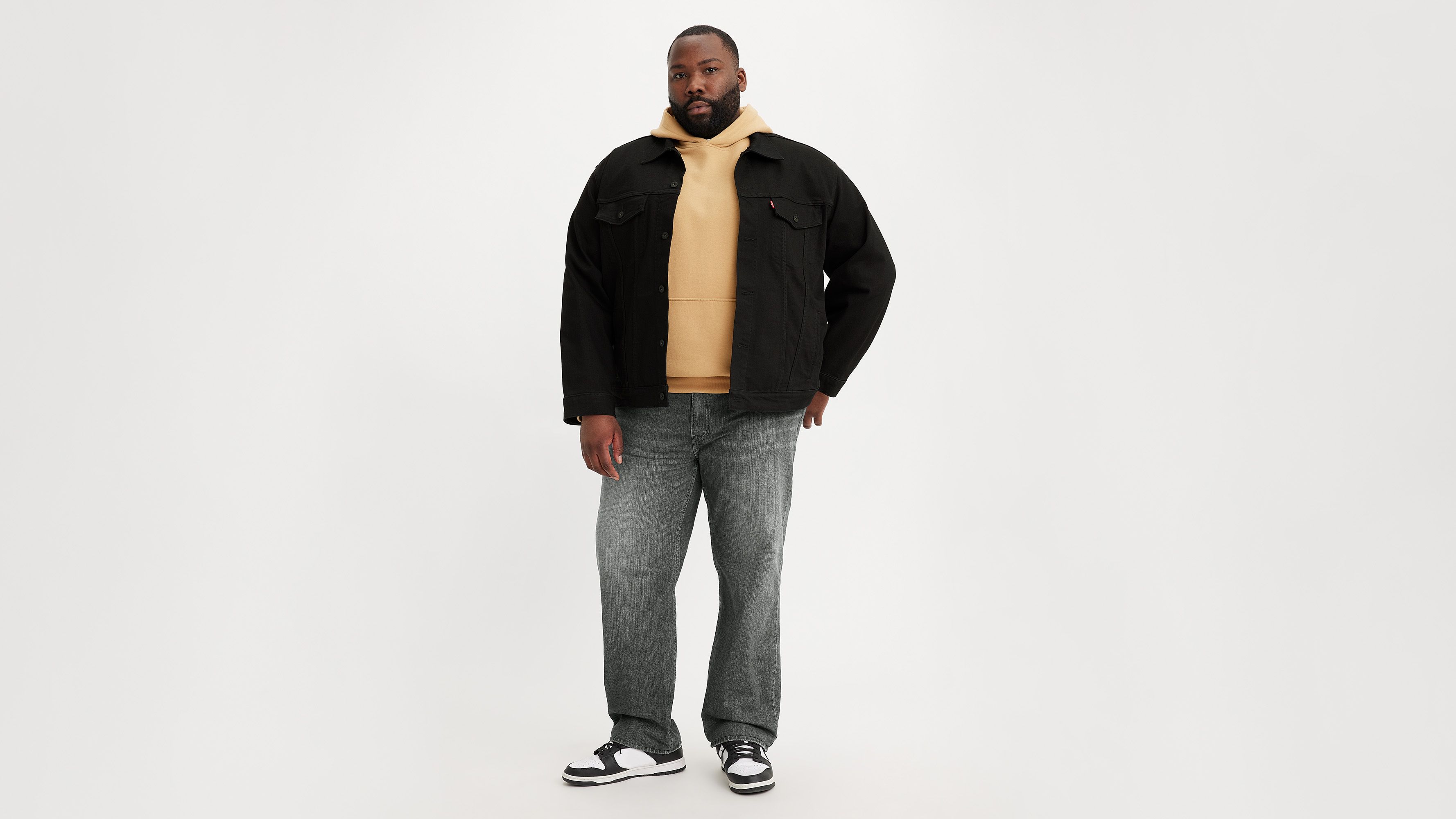 559 Свободные прямые мужские джинсы (для больших и высоких) Levi's, цвет Just Being Me - Black - Non-Stretch
559 Свободные прямые мужские джинсы (для больших и высоких) Levi's, цвет Just Being Me - Black - Non-Stretch