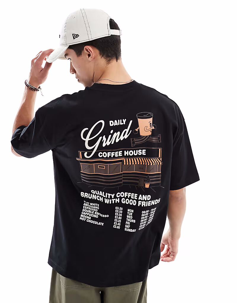 Футболка свободного кроя ASOS DESIGN с мультяшным принтом черного цвета
Футболка свободного кроя ASOS DESIGN с мультяшным принтом черного цвета