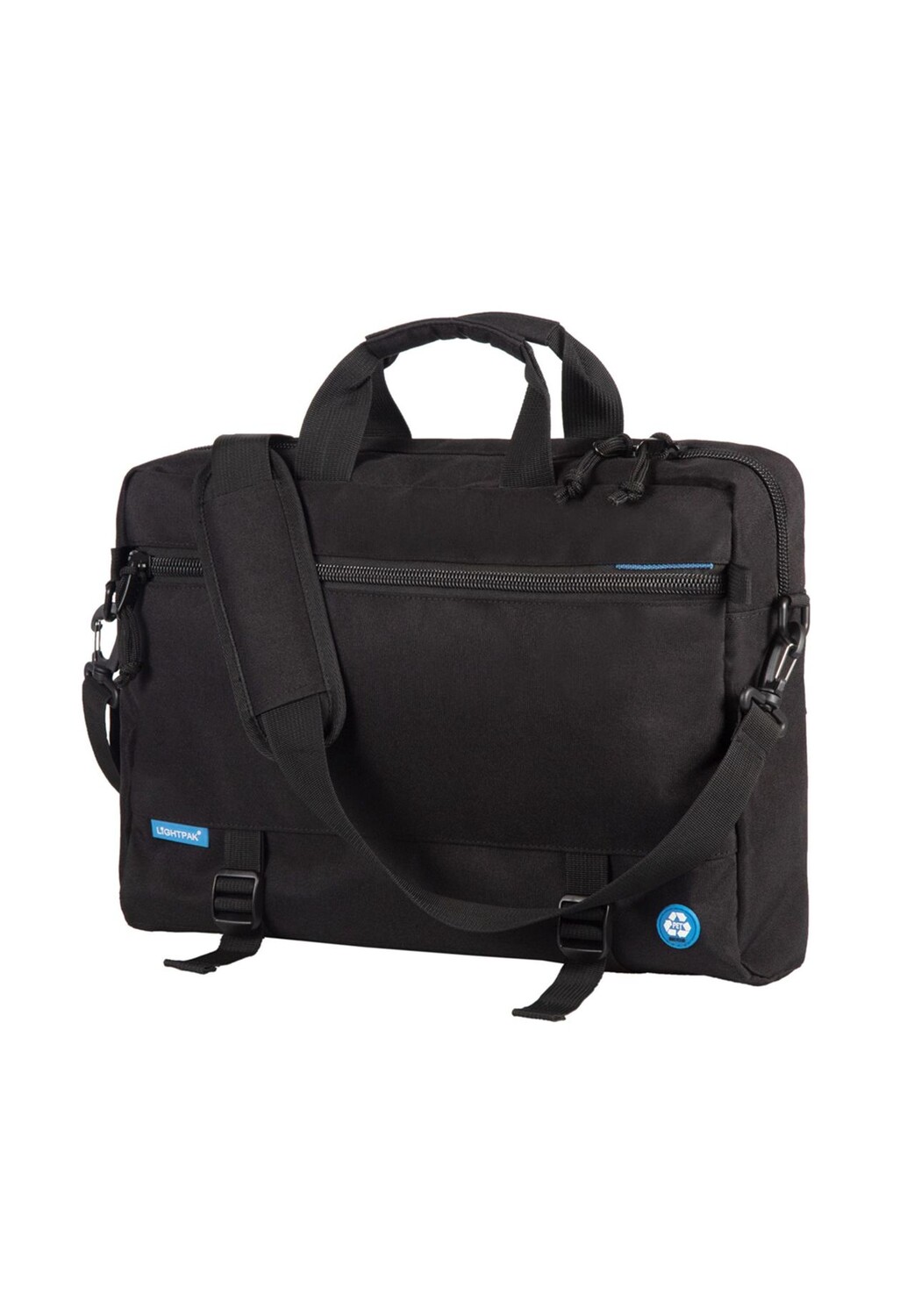 Портфель RPET 43 см с отделением для ноутбука LiGHTPAK, черный
Портфель RPET 43 см с отделением для ноутбука LiGHTPAK, черный