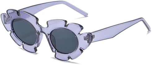 Модные солнцезащитные очки конфетных цветов для женщин, ретро-очки в форме цветка, трендовые солнцезащитные очки для мужчин с защитой от УФ-излучения UV400 MTZJH, Blue Grey
Модные солнцезащитные очки конфетных цветов для женщин, ретро-очки в форме цветка, трендовые солнцезащитные очки для мужчин с защитой от УФ-излучения UV400 MTZJH, Blue Grey