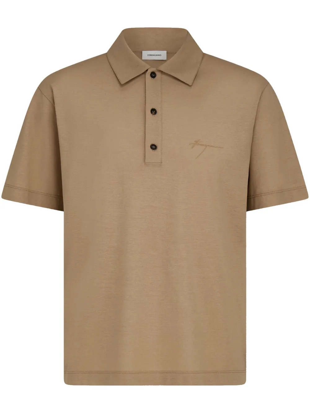 Рубашка поло с логотипом Ferragamo, нейтральный
Рубашка поло с логотипом Ferragamo, нейтральный