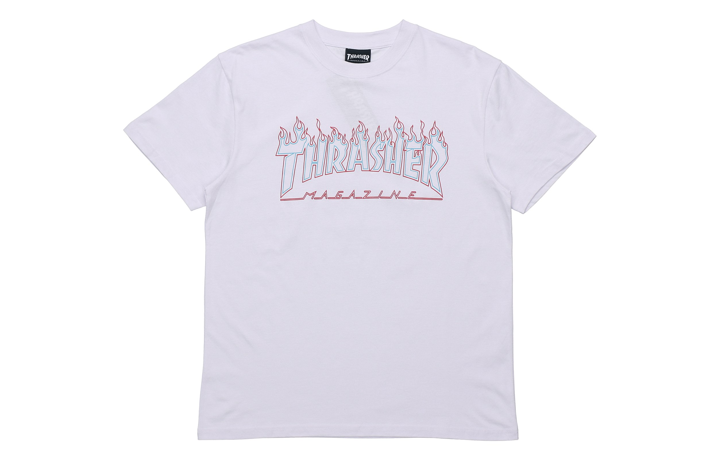 Футболка с круглым вырезом свободного кроя прямая с короткими рукавами японская версия унисекс белая Thrasher
Футболка с круглым вырезом свободного кроя прямая с короткими рукавами японская версия унисекс белая Thrasher