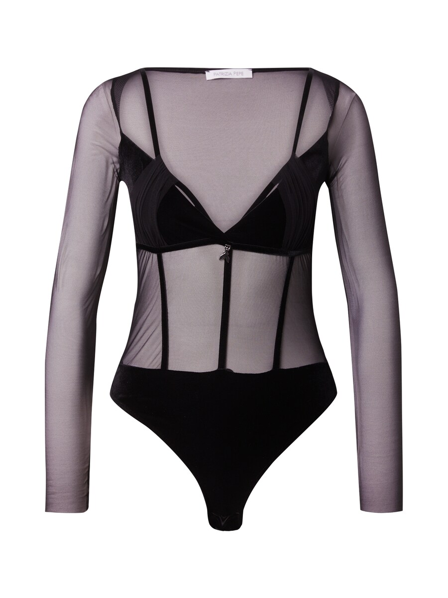 Блузка-боди PATRIZIA PEPE MAGLIA, черный
Блузка-боди PATRIZIA PEPE MAGLIA, черный