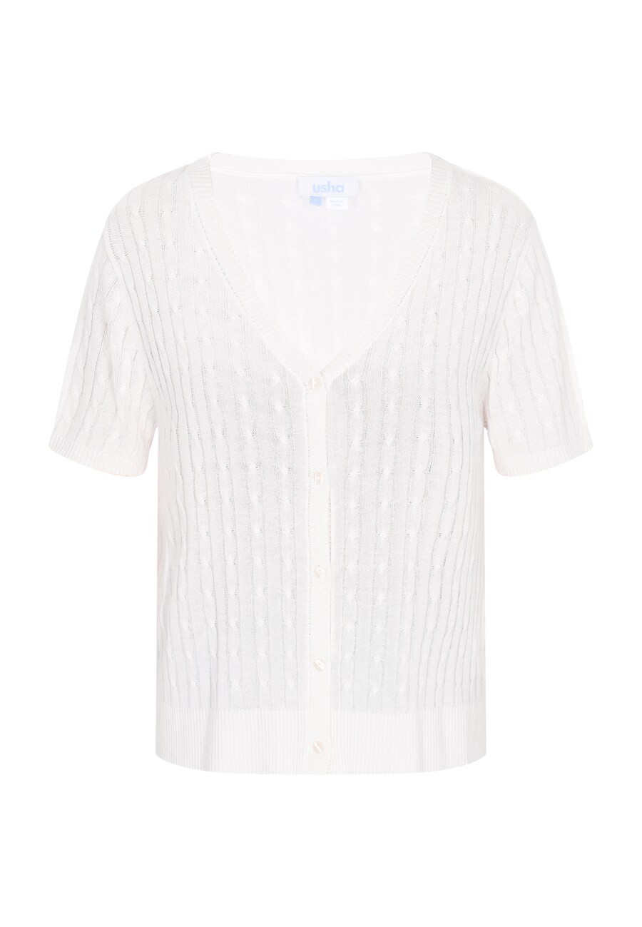 Вязаный кардиган usha BLUE LABEL, белый
Вязаный кардиган usha BLUE LABEL, белый