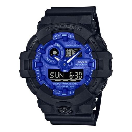 Часы CASIO G-Shock Analog-Digital 'Black Blue', черный
Часы CASIO G-Shock Analog-Digital 'Black Blue', черный