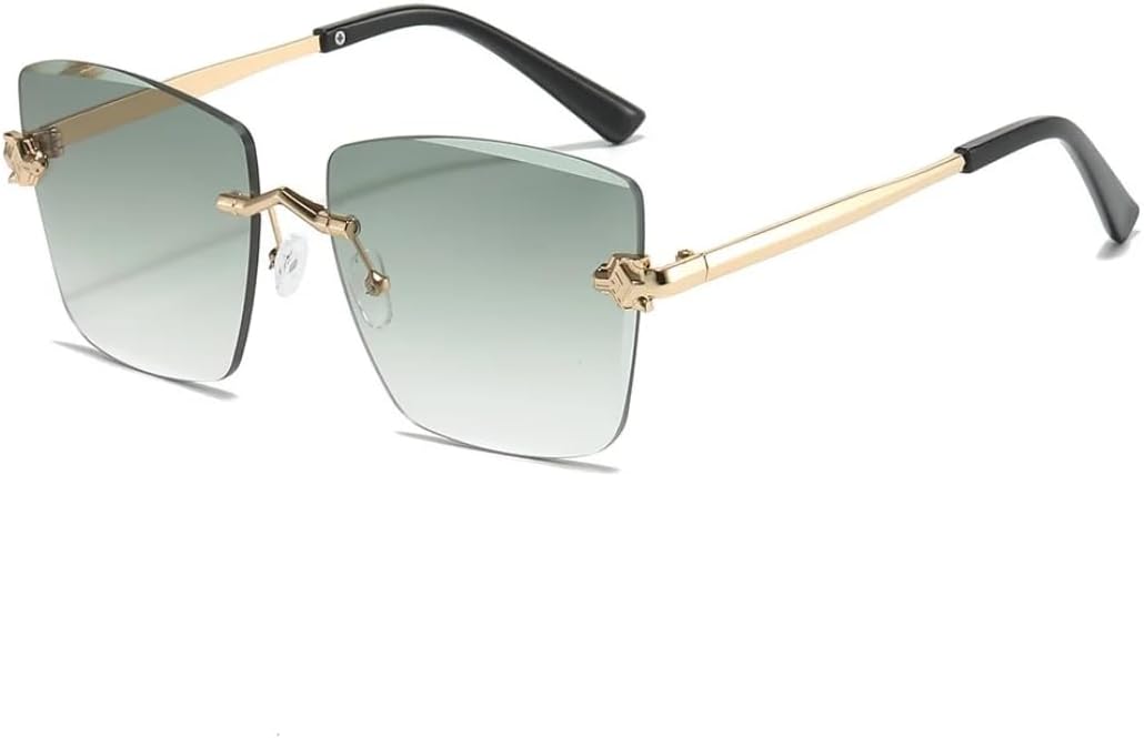 Роскошные большие безрамочные солнцезащитные очки с градиентным переходом для женщин, в стиле ретро, модный тренд, для мужчин, защита от УФ-излучения UV400 TYUVIVO, Golden Green
Роскошные большие безрамочные солнцезащитные очки с градиентным переходом для женщин, в стиле ретро, модный тренд, для мужчин, защита от УФ-излучения UV400 TYUVIVO, Golden Green