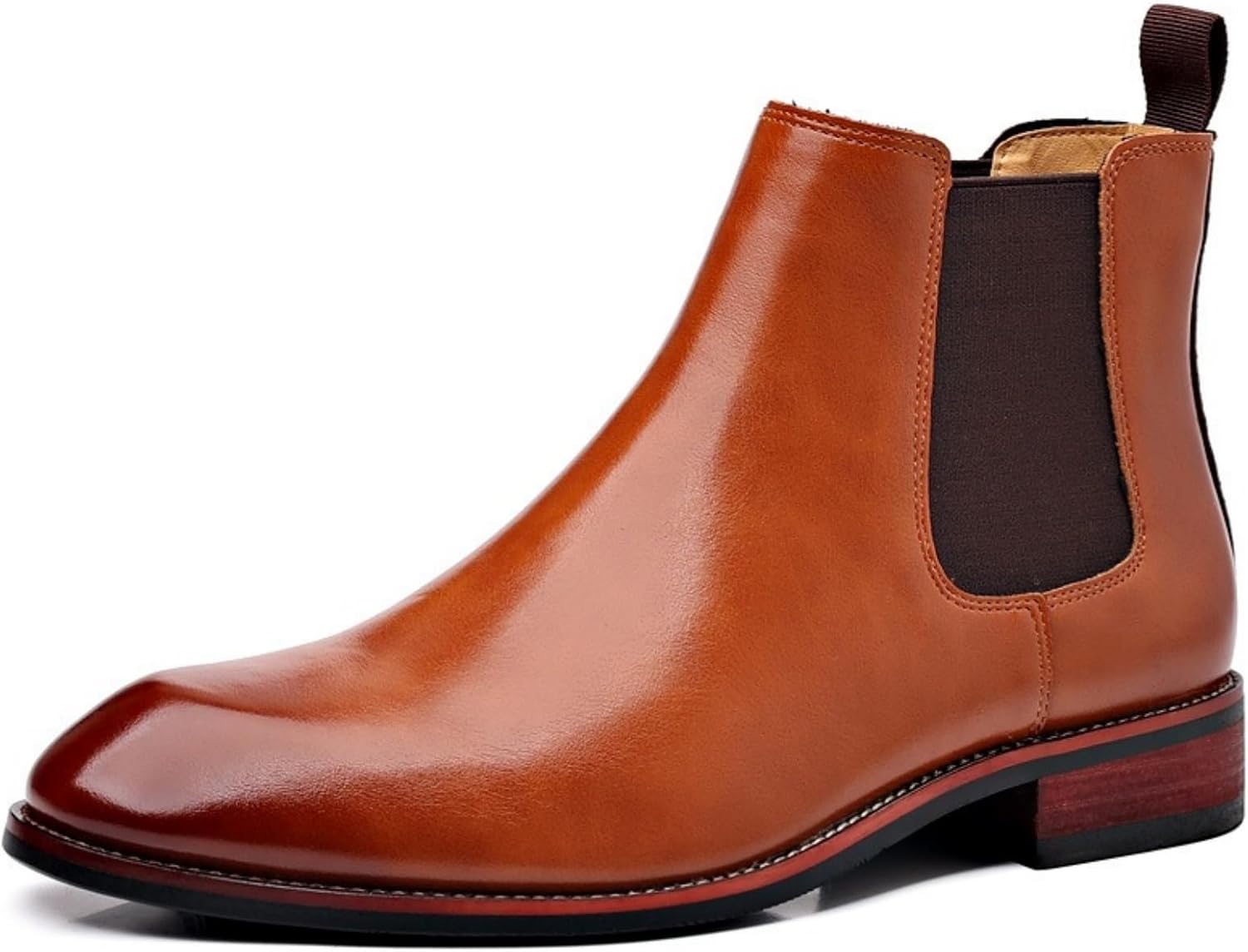 Мужские стильные ботинки Chelsea Amtopiyo с заостренным носком, на щиколотку, без шнурков, коричневый
Мужские стильные ботинки Chelsea Amtopiyo с заостренным носком, на щиколотку, без шнурков, коричневый