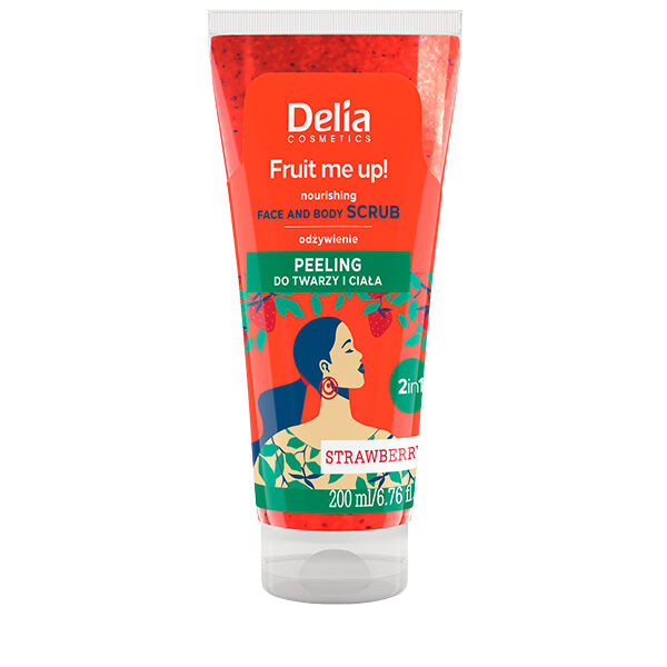 Питательный скраб для лица и тела клубника, 200 мл Delia Fruit me up!
Питательный скраб для лица и тела клубника, 200 мл Delia Fruit me up!