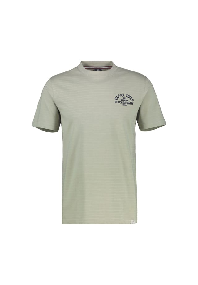 Полосатая футболка с принтом спереди и сзади Lerros, серый
Полосатая футболка с принтом спереди и сзади Lerros, серый