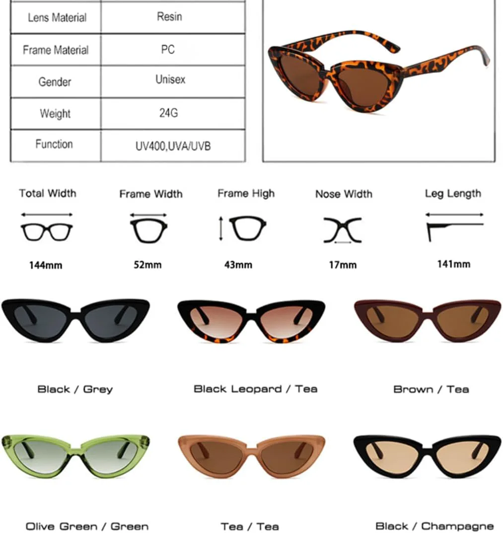 Винтажные солнцезащитные очки «кошачий глаз» для женщин, модные, оливкового цвета, для мужчин, трендовые, с градиентным переходом цвета UATXTAU, Tea Tea
Винтажные солнцезащитные очки «кошачий глаз» для женщин, модные, оливкового цвета, для мужчин, трендовые, с градиентным переходом цвета UATXTAU, Tea Tea