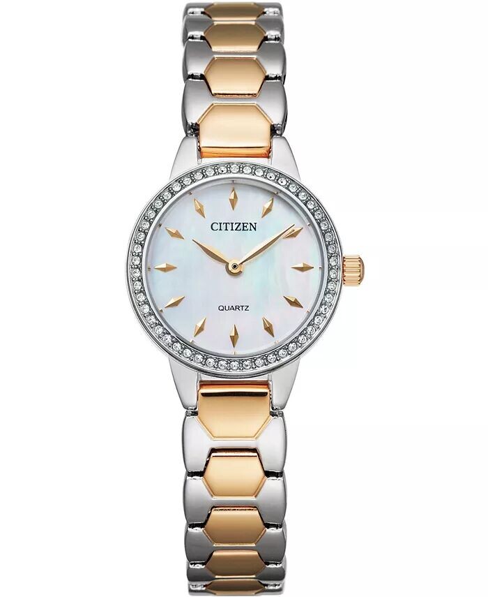 Женские кварцевые двухцветные часы-браслет из нержавеющей стали, 24 мм Citizen, Двухцветный, Женские кварцевые двухцветные часы-браслет из нержавеющей стали, 24 мм Citizen
Женские кварцевые двухцветные часы-браслет из нержавеющей стали, 24 мм Citizen, Двухцветный, Женские кварцевые двухцветные часы-браслет из нержавеющей стали, 24 мм Citizen