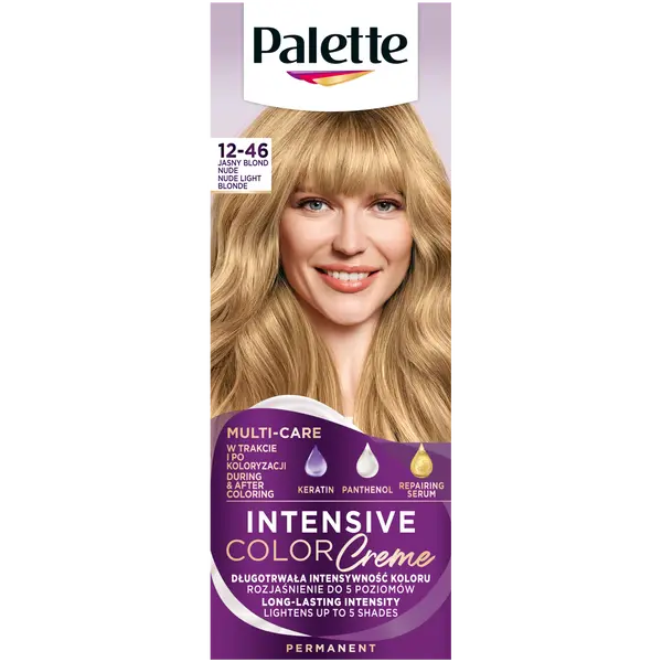 Краска для волос bw12 светло-русый, 1 упаковка. Palette Intensive color creme, цвет 12-46 jasny blond nude
Краска для волос bw12 светло-русый, 1 упаковка. Palette Intensive color creme, цвет 12-46 jasny blond nude